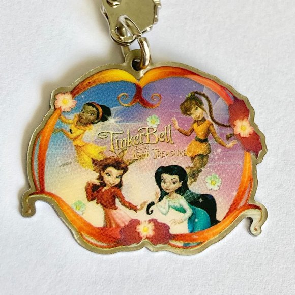 Tinker Bell Lost Treasure Zipper Pull Bag Charm SilverMist Irdessa Fawn Rosetta - Picture 1 of 5